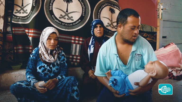 A Female Baby Born Displaced... from Blind Mother and Father With down