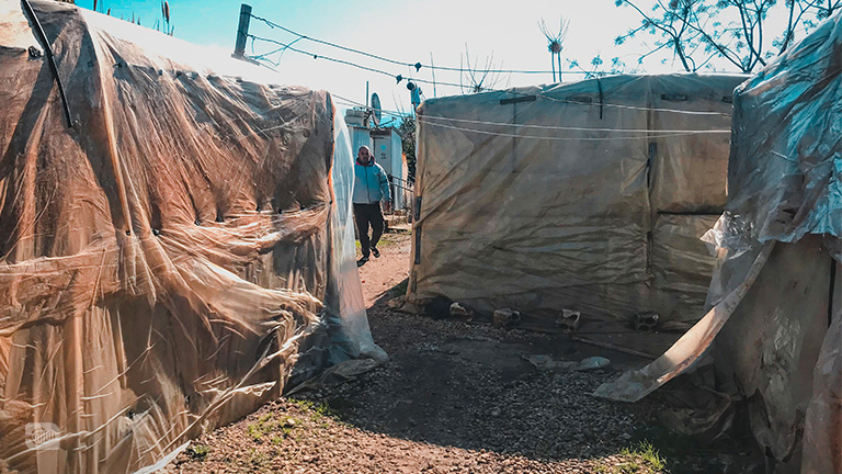 Syrian refugee camp in Lebanon - rozana
